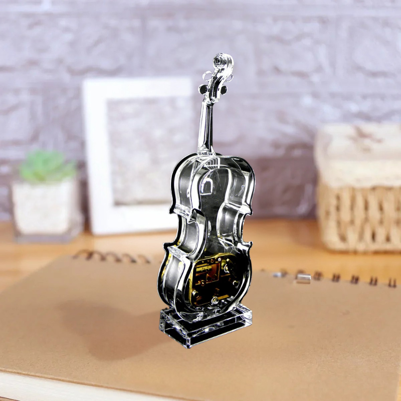 Crystal violin Box