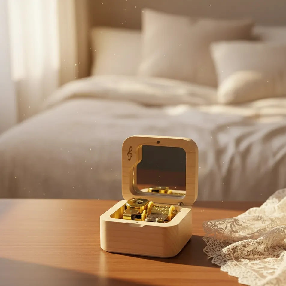 Anastasia Maple Music Box By Music Box