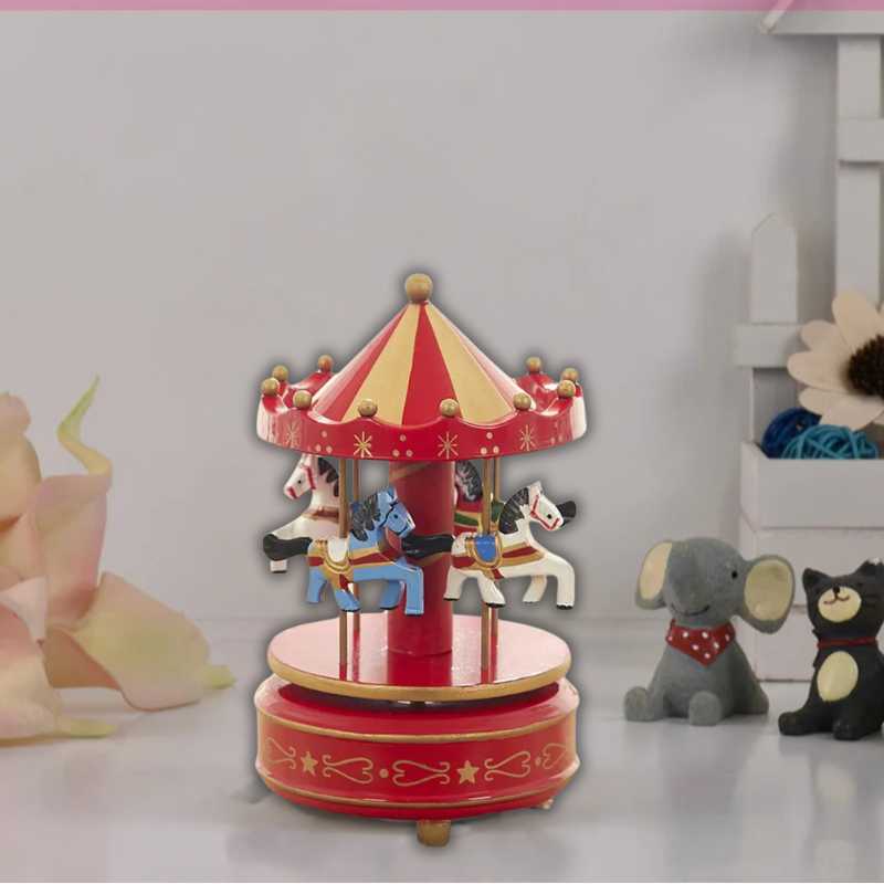 Carousel Xmas Vintage