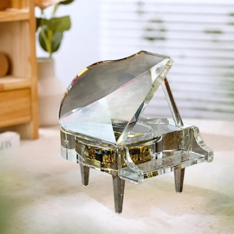 Crystal Grand Piano Music Box By Music Box