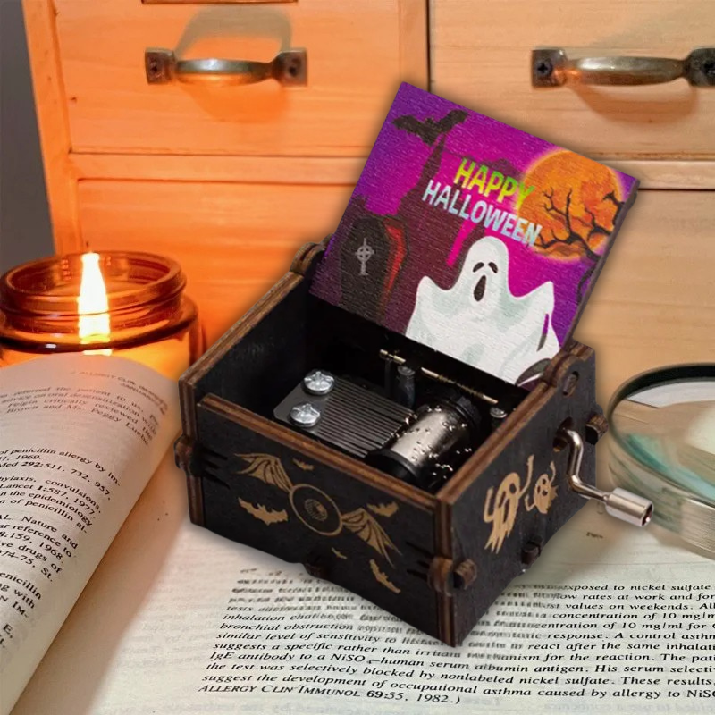 Vintage Halloween Music Box