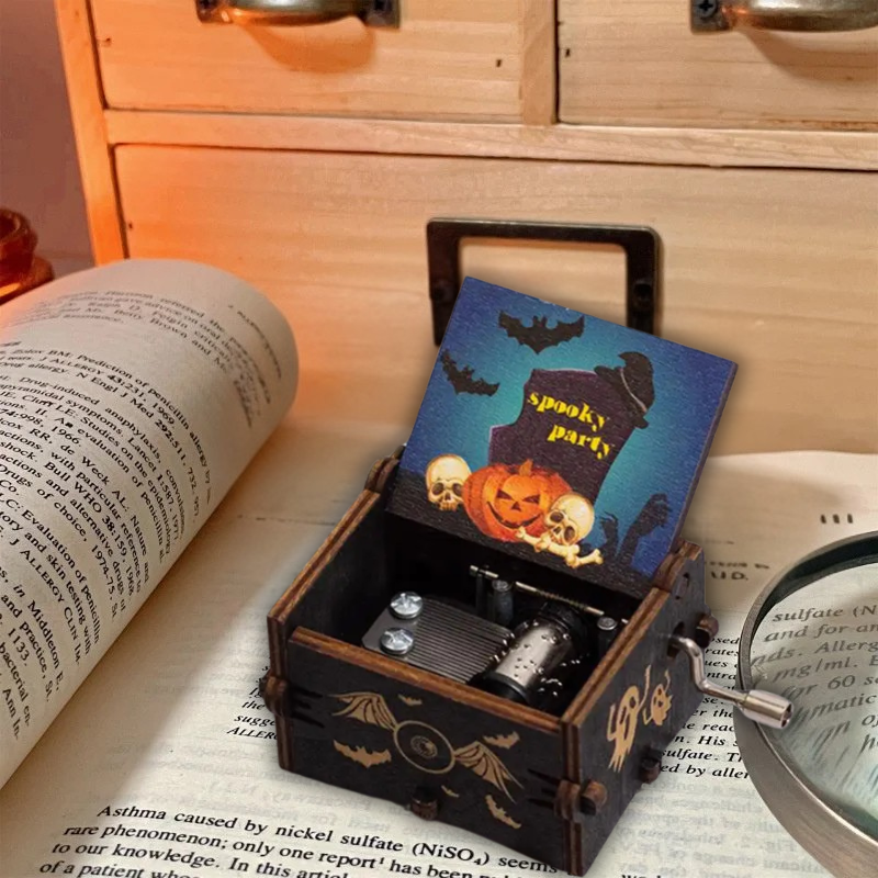 Vintage Halloween Music Box