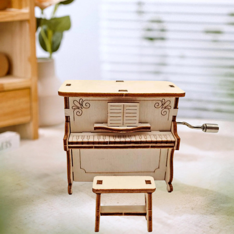 3D Puzzle Piano Box