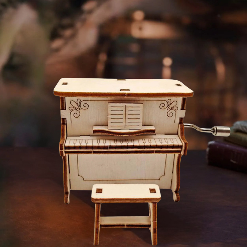 3D Puzzle Piano Box