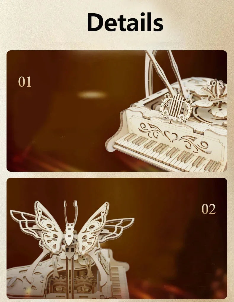 3D Piano Puzzle Box