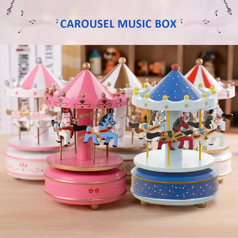 Carousel Xmas Vintage