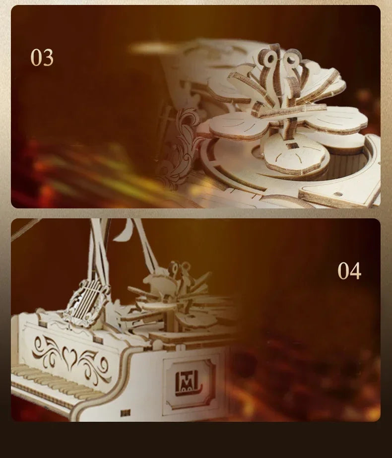 3D Piano Puzzle Box