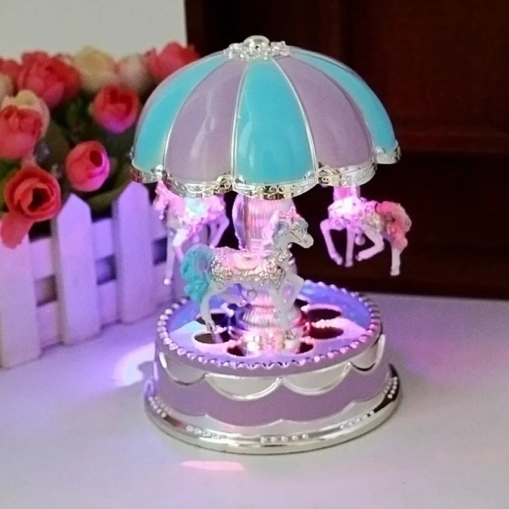 Luminous Rotating Horses
