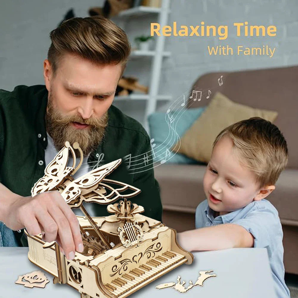 3D Piano Puzzle Box
