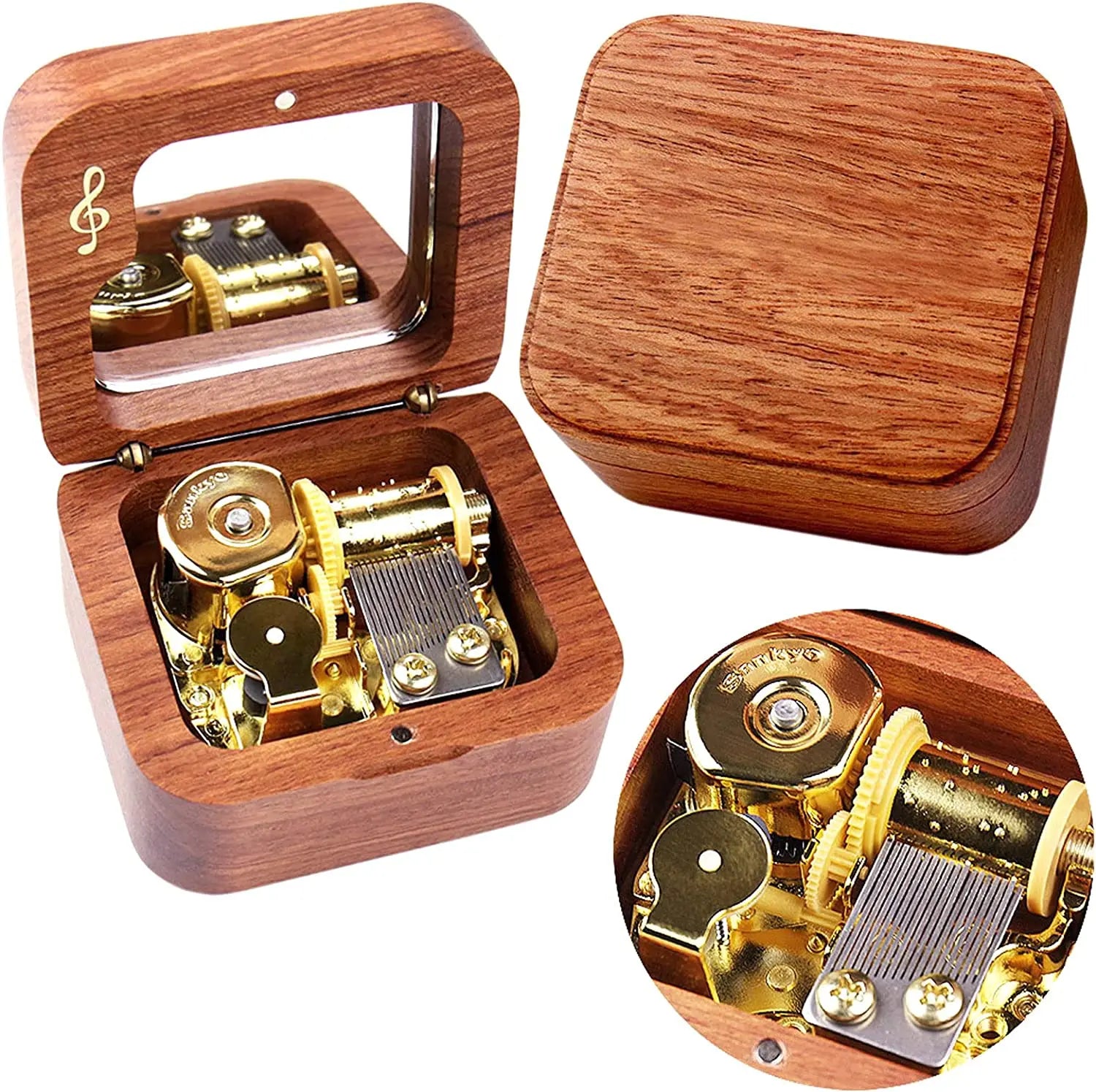 Anastasia Music Box Rosewood