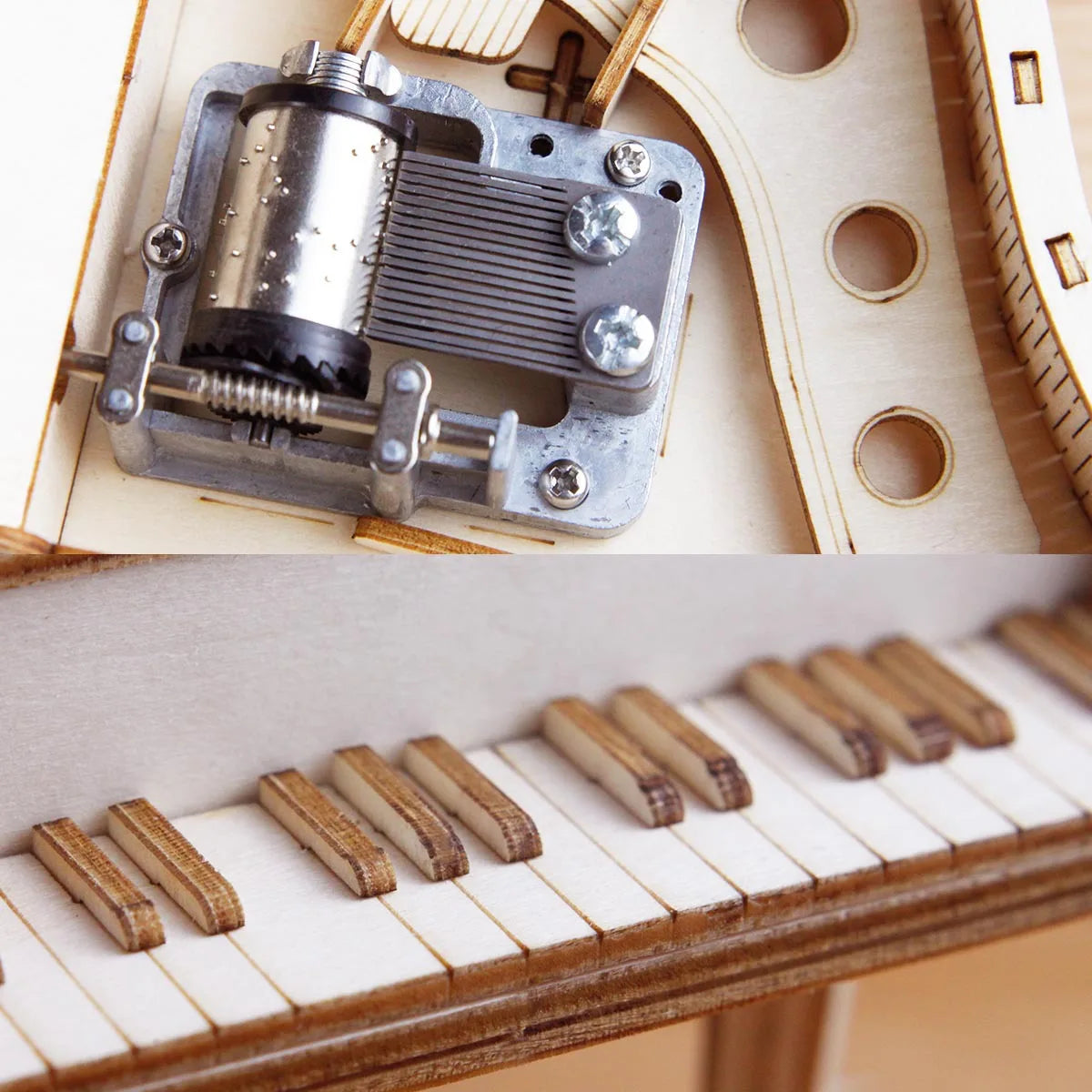 Hand Cranked Piano Box