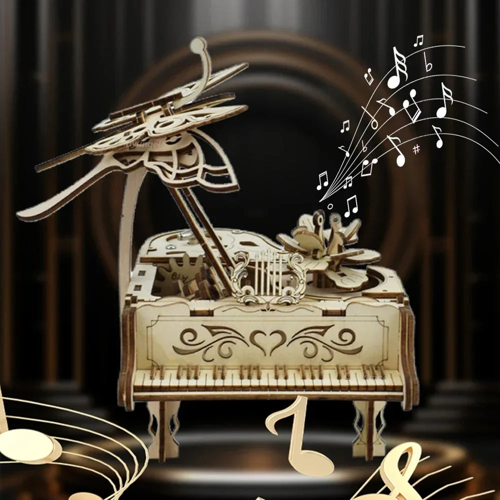 3D Piano Puzzle Box