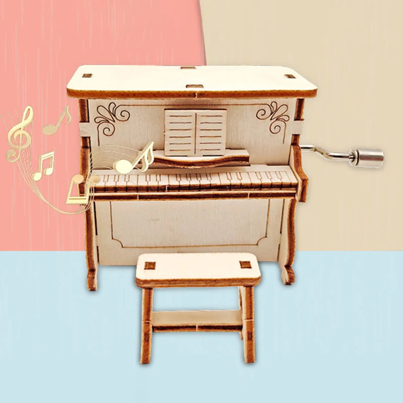 3D Puzzle Piano Box