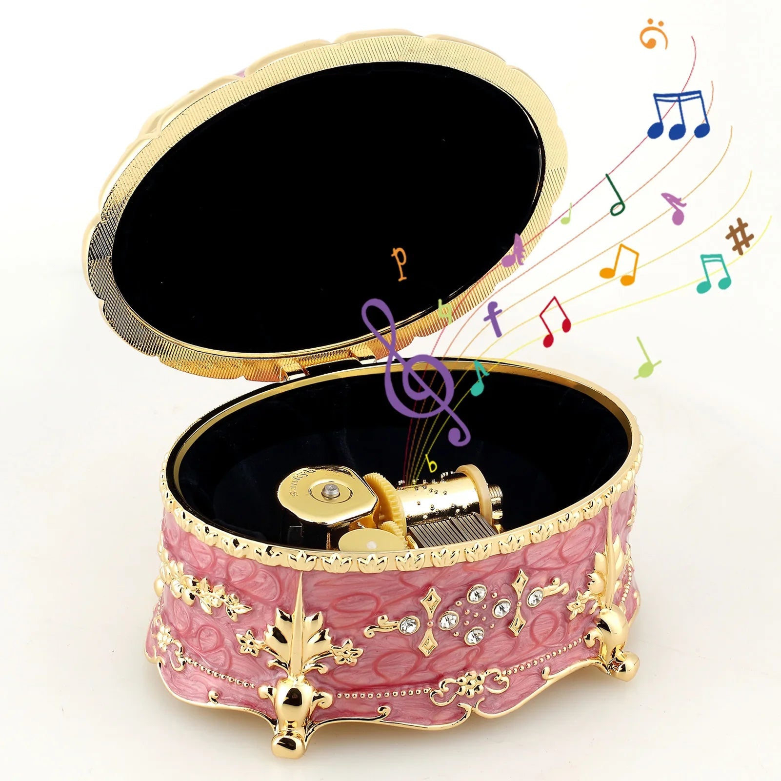 Anastasia Music Box Oval