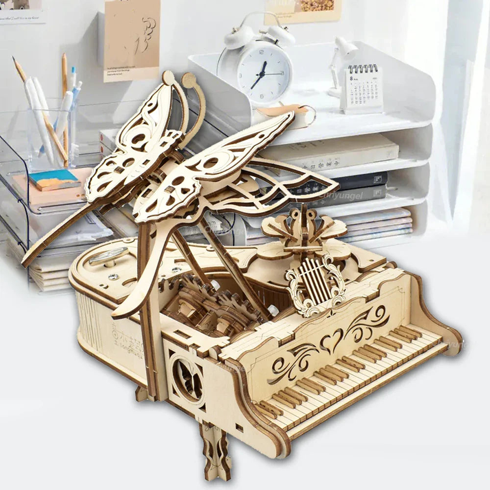 3D Piano Puzzle Box