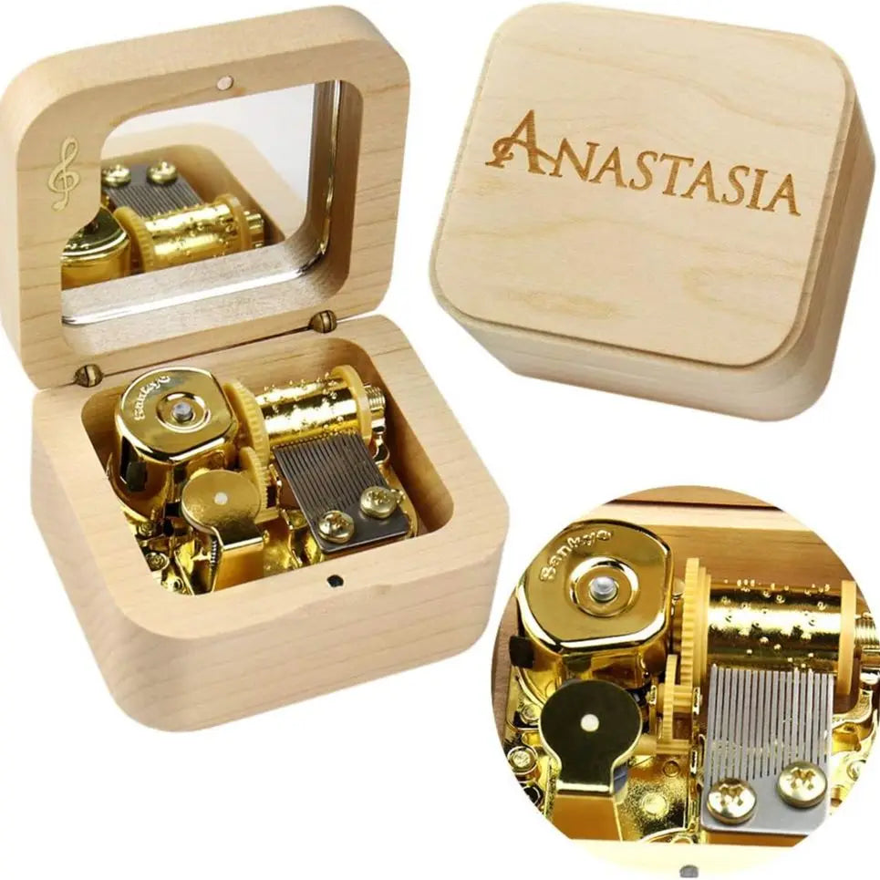 Anastasia Maple Music Box