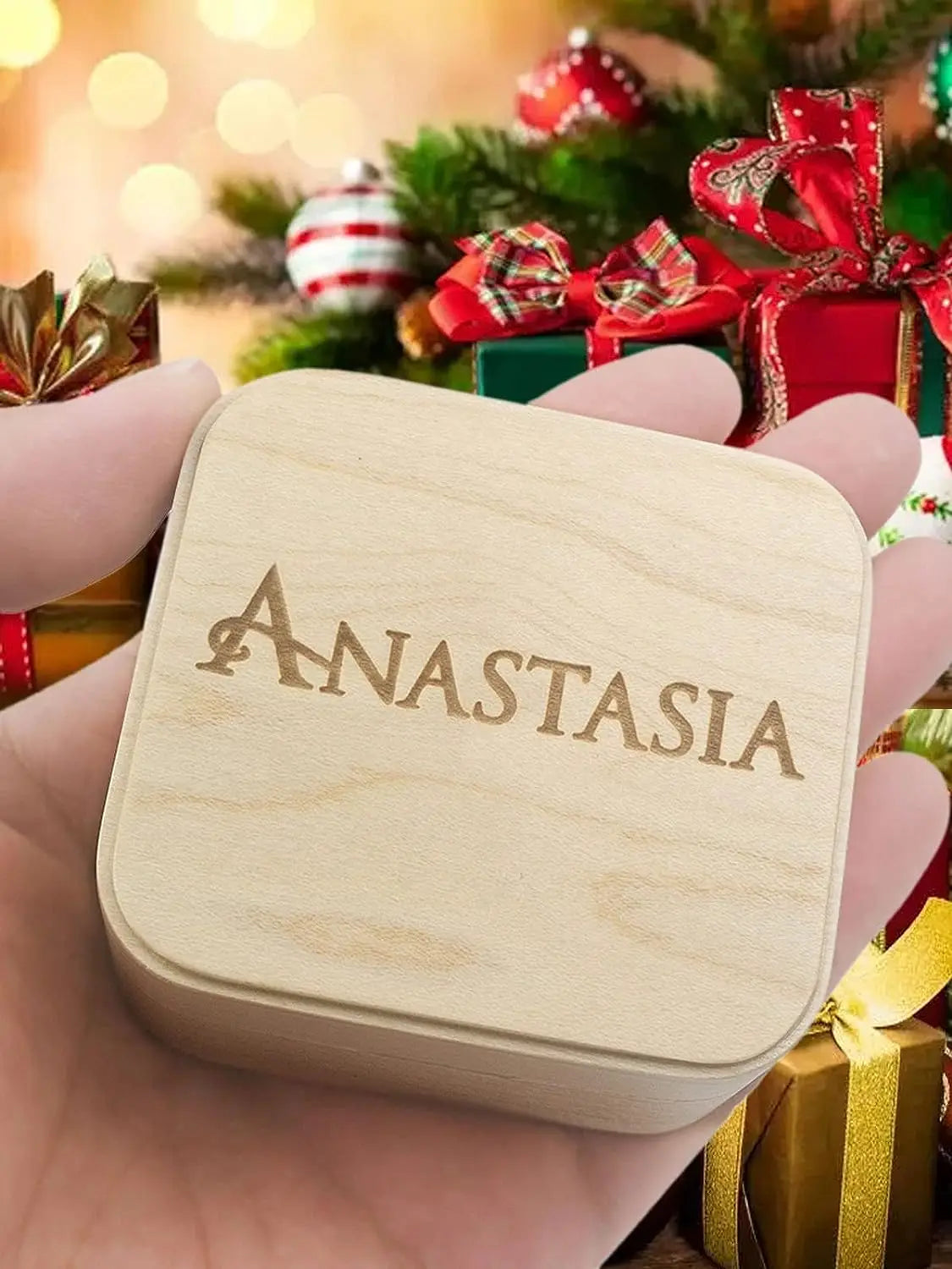 Anastasia Maple Music Box