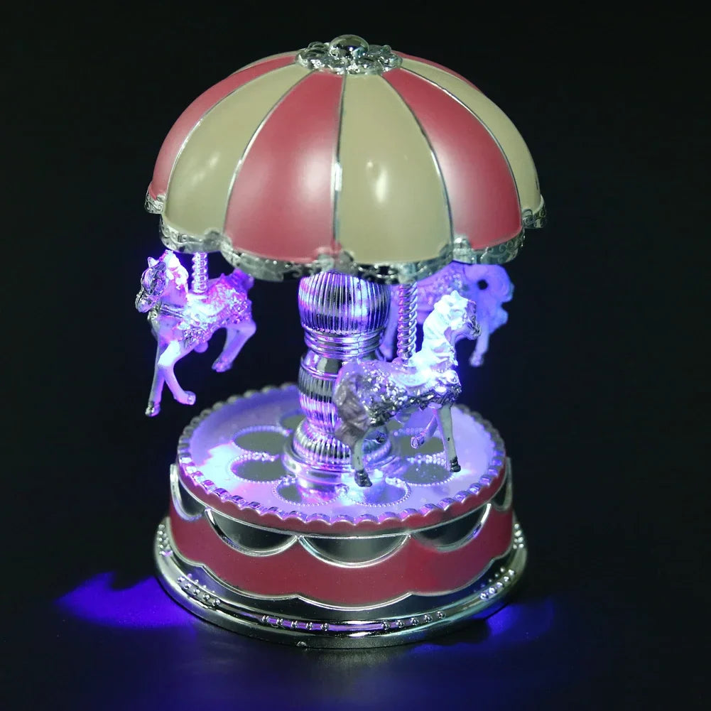 Luminous Rotating Horses