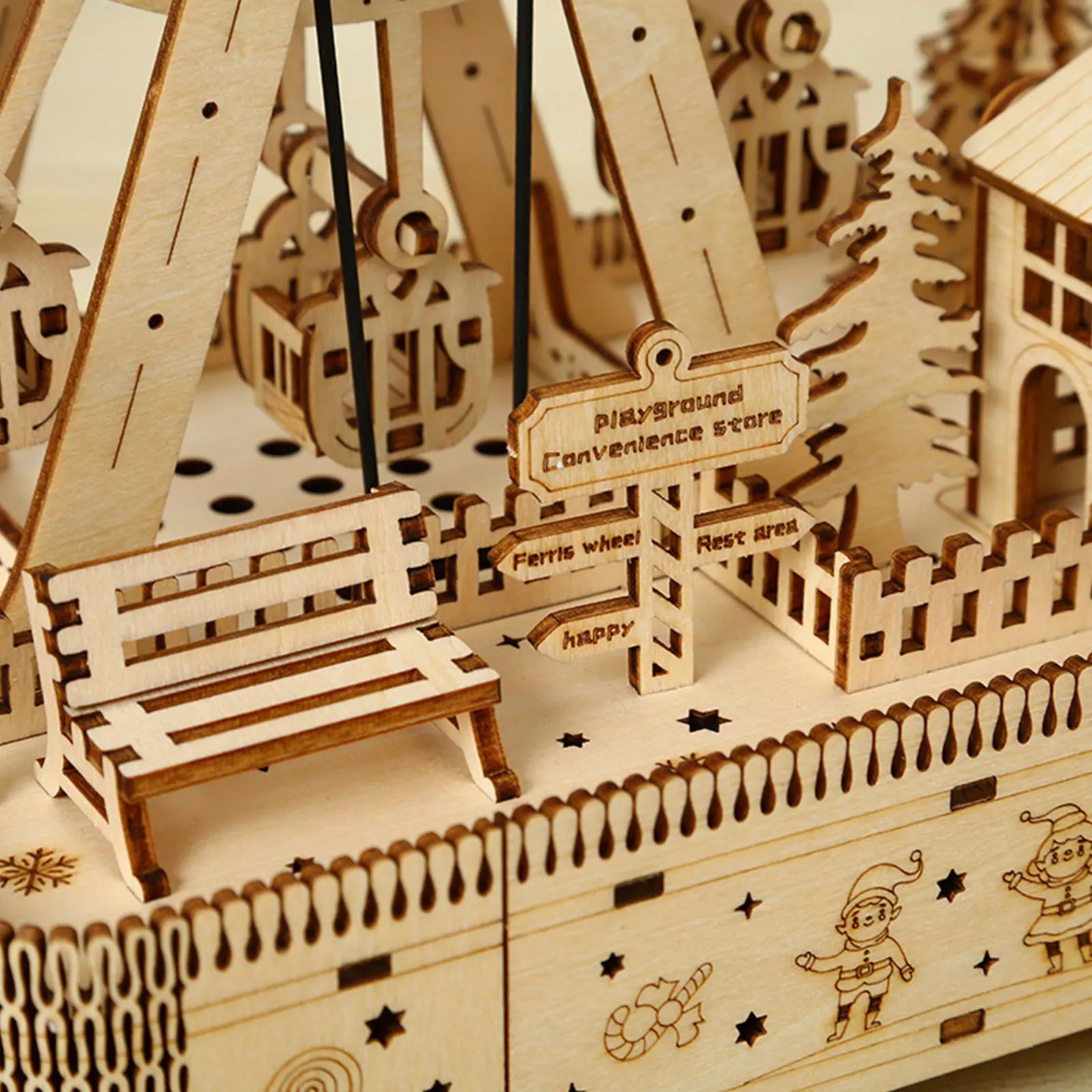 Wooden Ferris Wheel