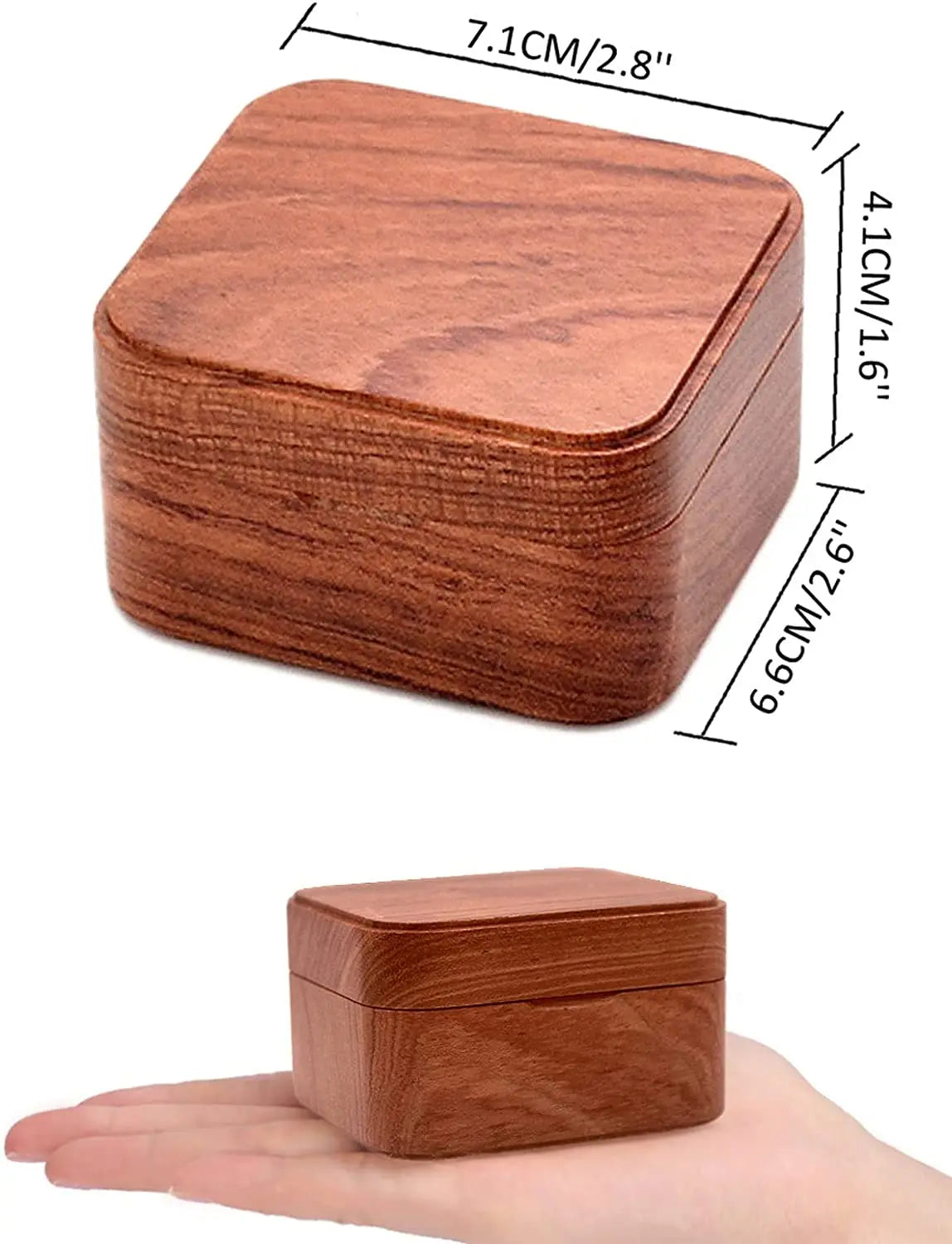 Anastasia Music Box Rosewood