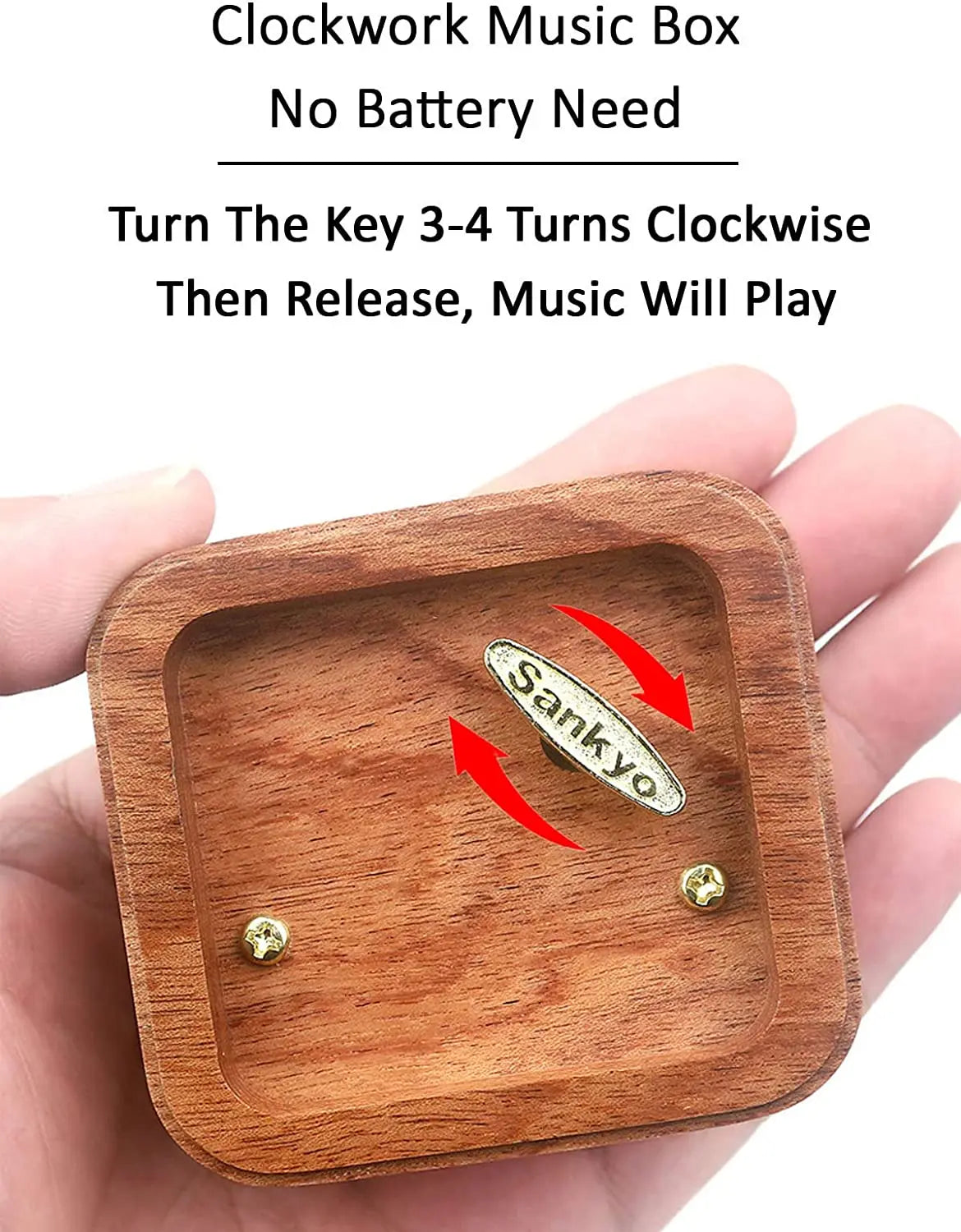 Anastasia Music Box Rosewood