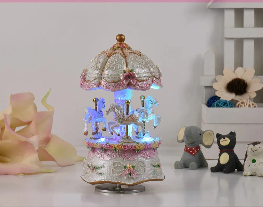 Carousel 3-Horse LED