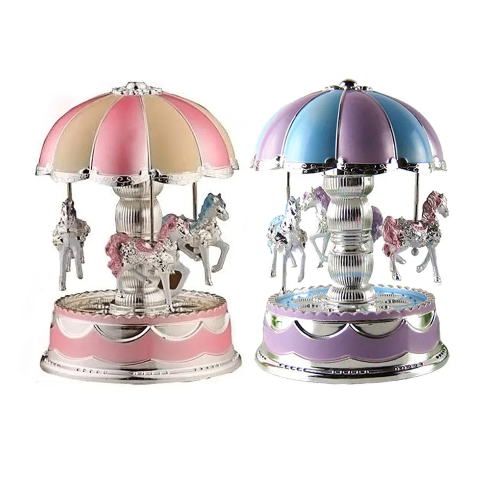 Luminous Rotating Horses