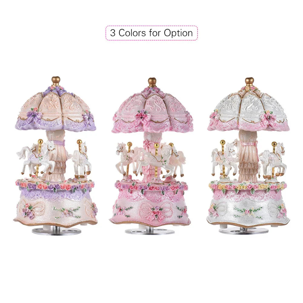 Carousel 3-Horse LED