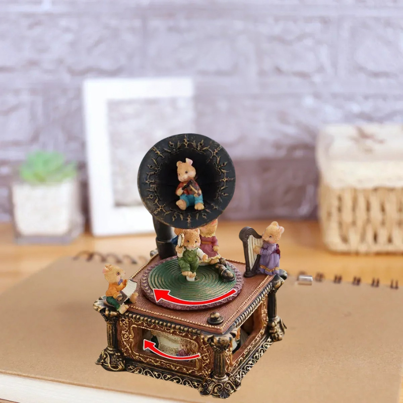 Nostalgic Gramophone By Music Box