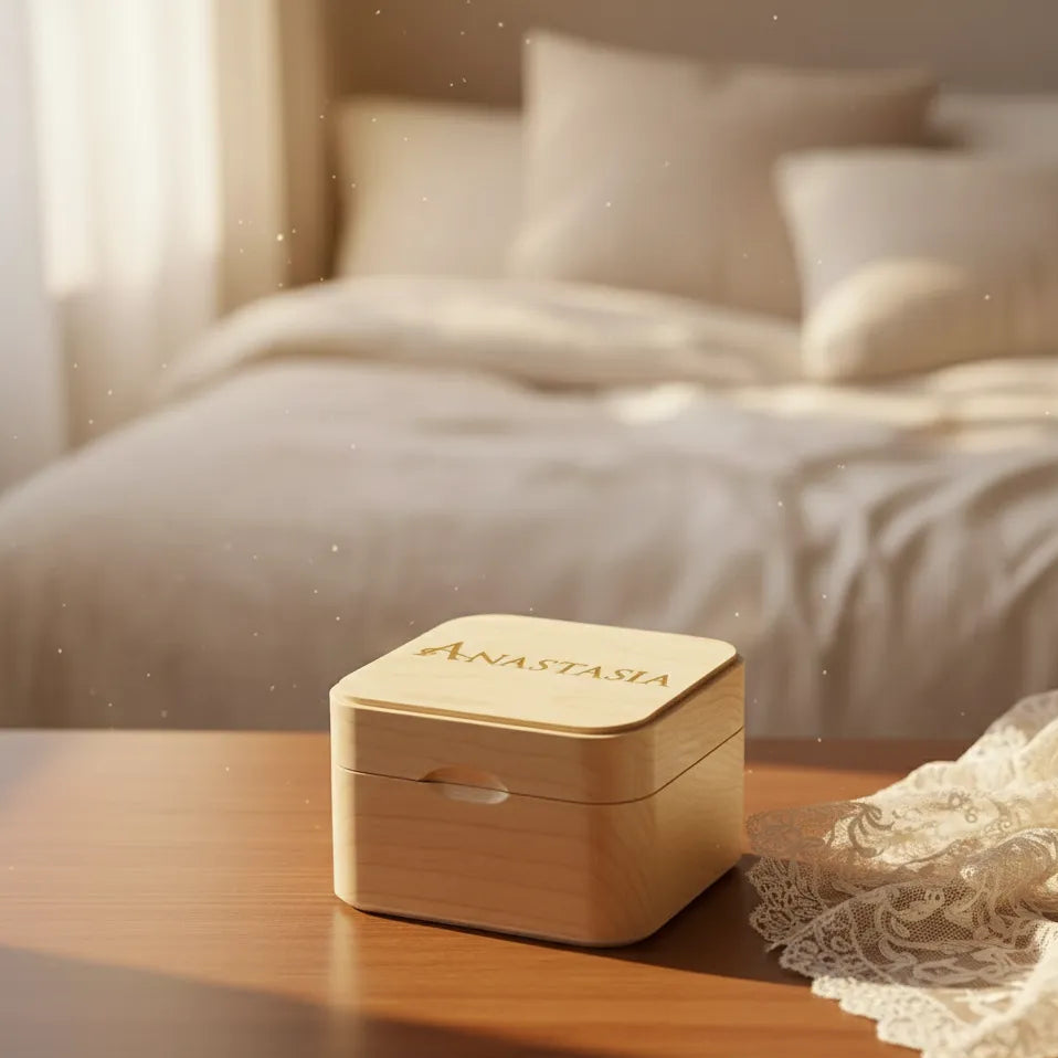 Anastasia Maple Music Box By Music Box