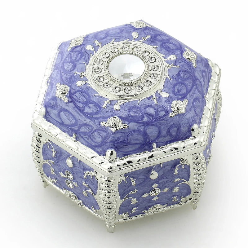 Antique Light Blue Music Box By Music Box
