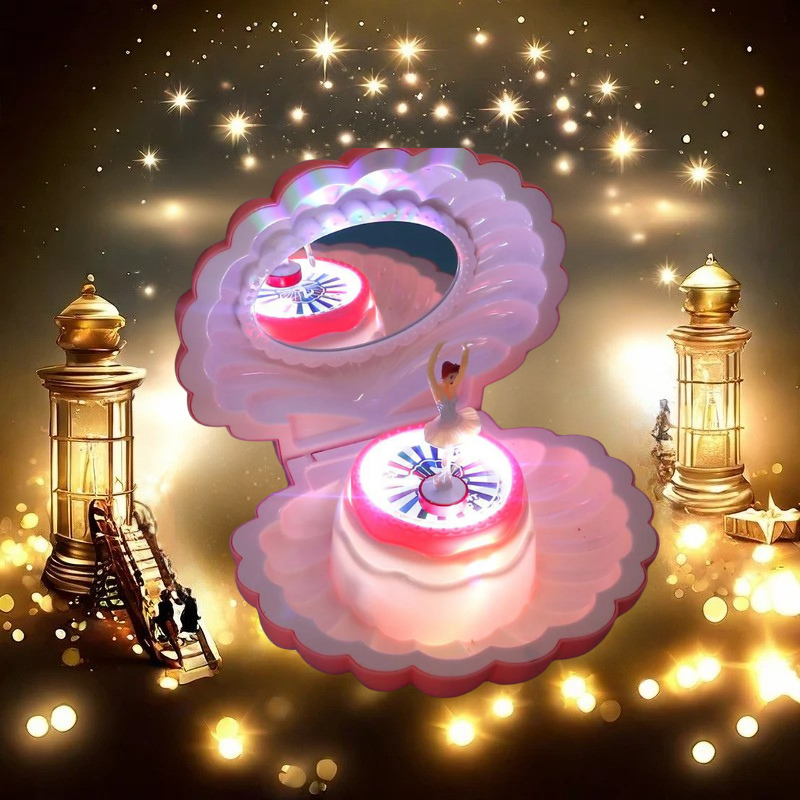Shell Ballet Box By Music Box