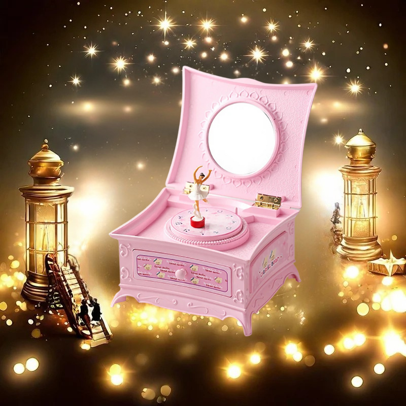 Wind-Up Ballerina Box By Music Box