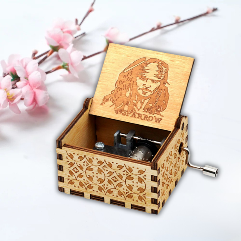 Wooden Pirates Of The Carib By Music Box