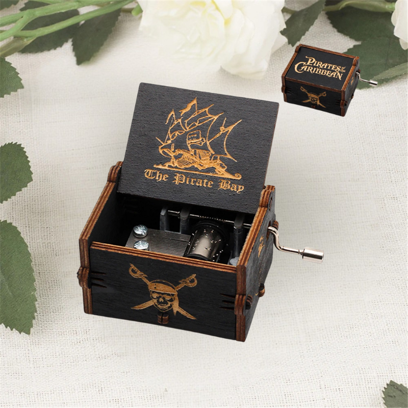 Wooden Pirates Of The Carib By Music Box