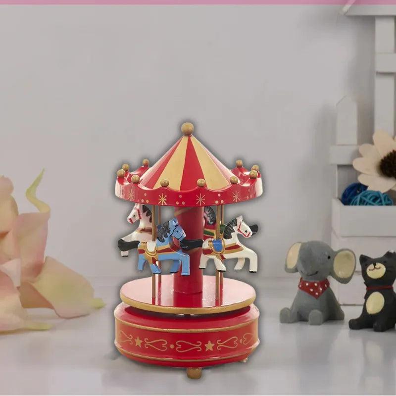 Carousel Multicolors Music Box By Music Box