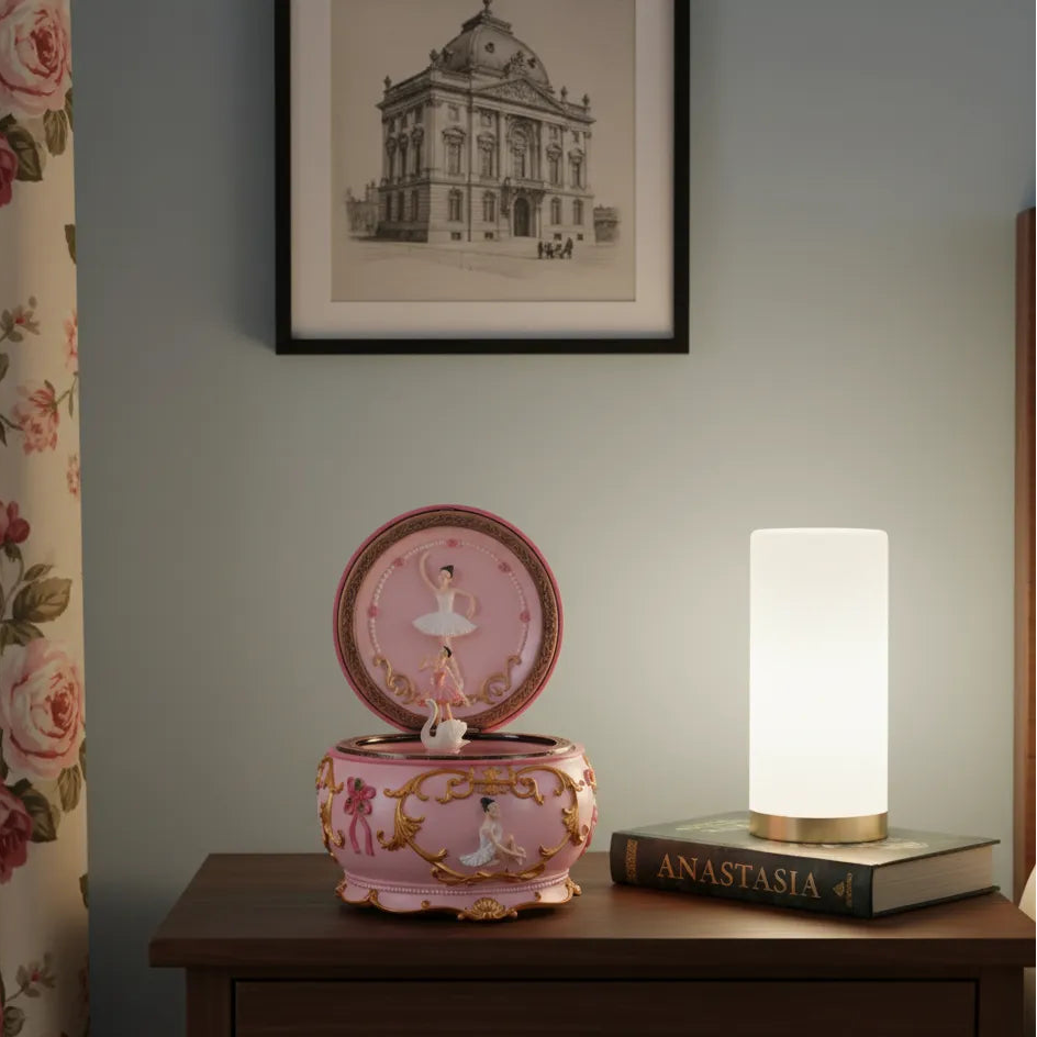 Dancing Ballerina LED Music Box By Music Box