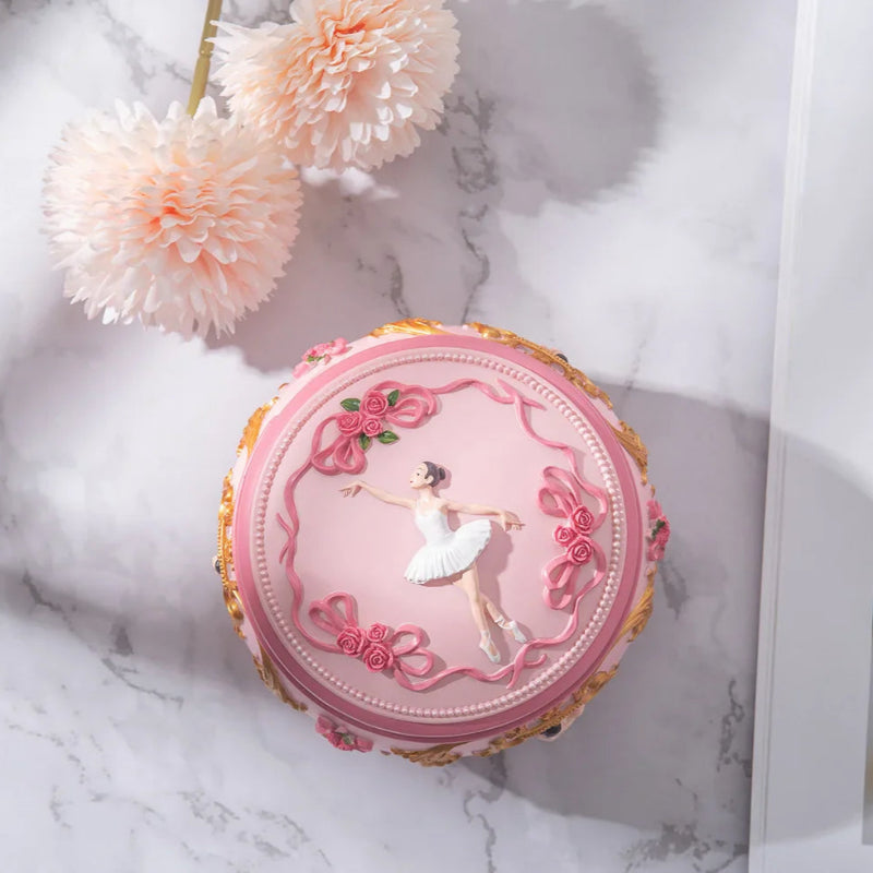 Dancing Ballerina LED Music Box By Music Box