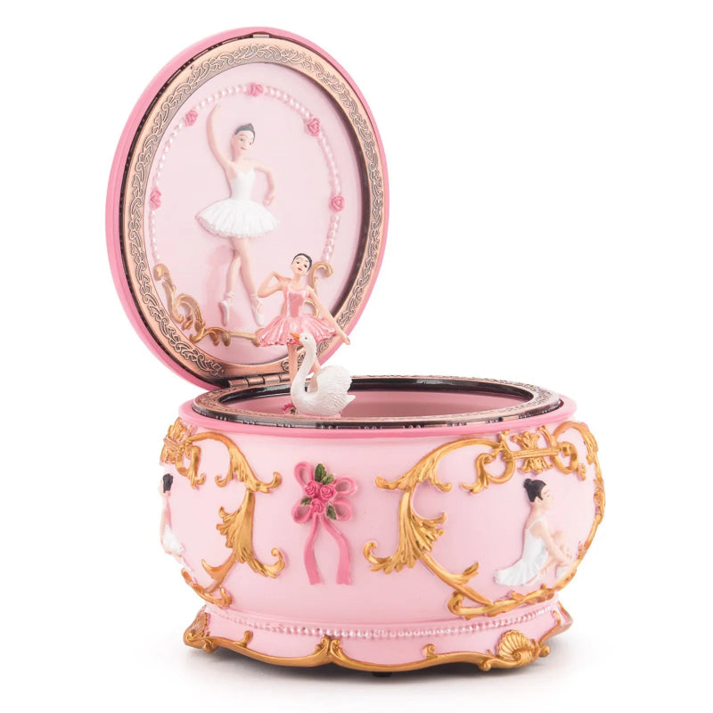 Dancing Ballerina LED Music Box By Music Box