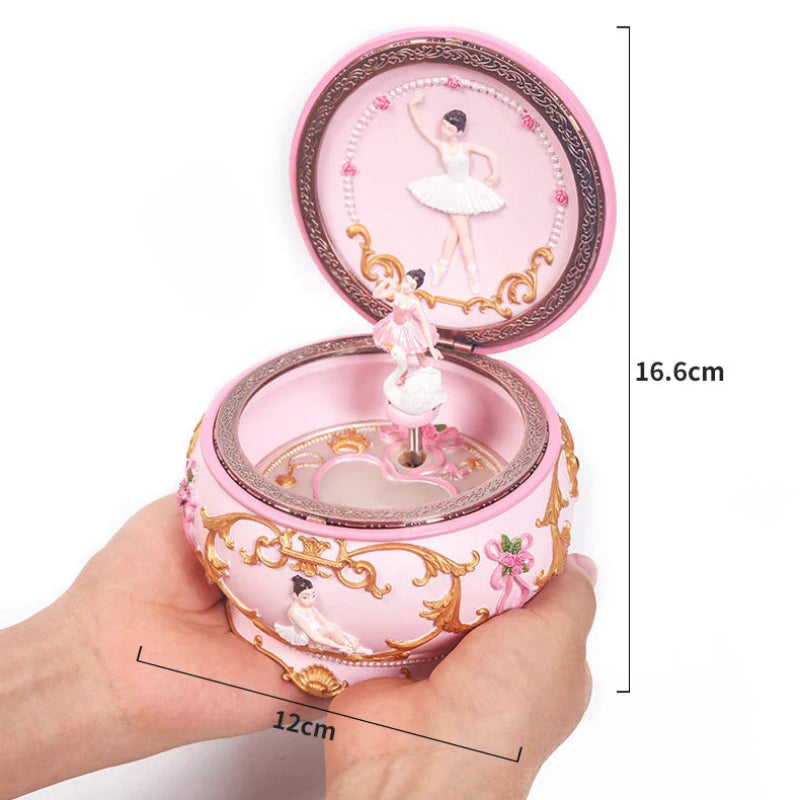 Dancing Ballerina LED Music Box By Music Box