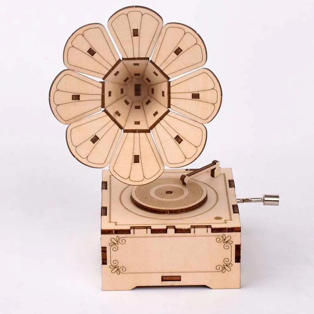 Gramophone DIY Music Box By Music Box