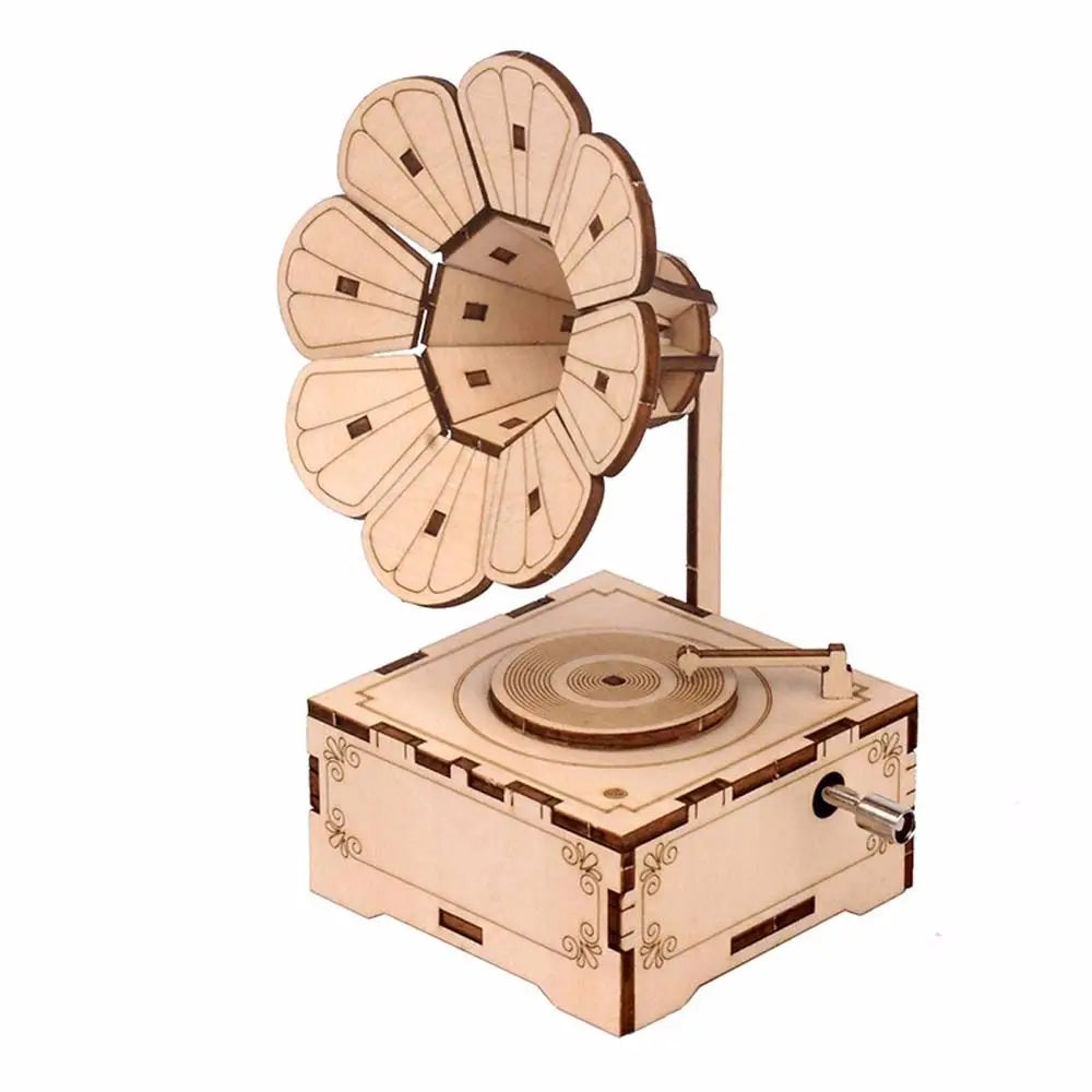 Gramophone DIY Music Box By Music Box