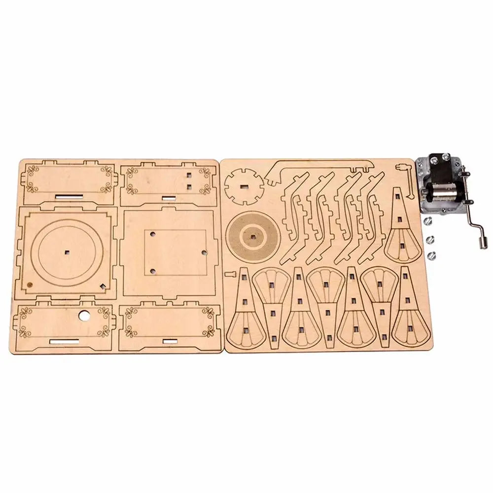 Gramophone DIY Music Box By Music Box