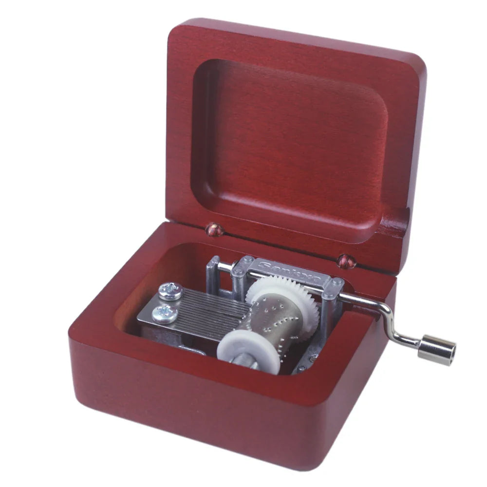 Anastasia Red Carved Box By Music Box