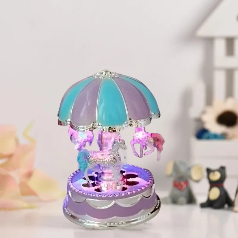 LED Carousel Music Box By Music Box