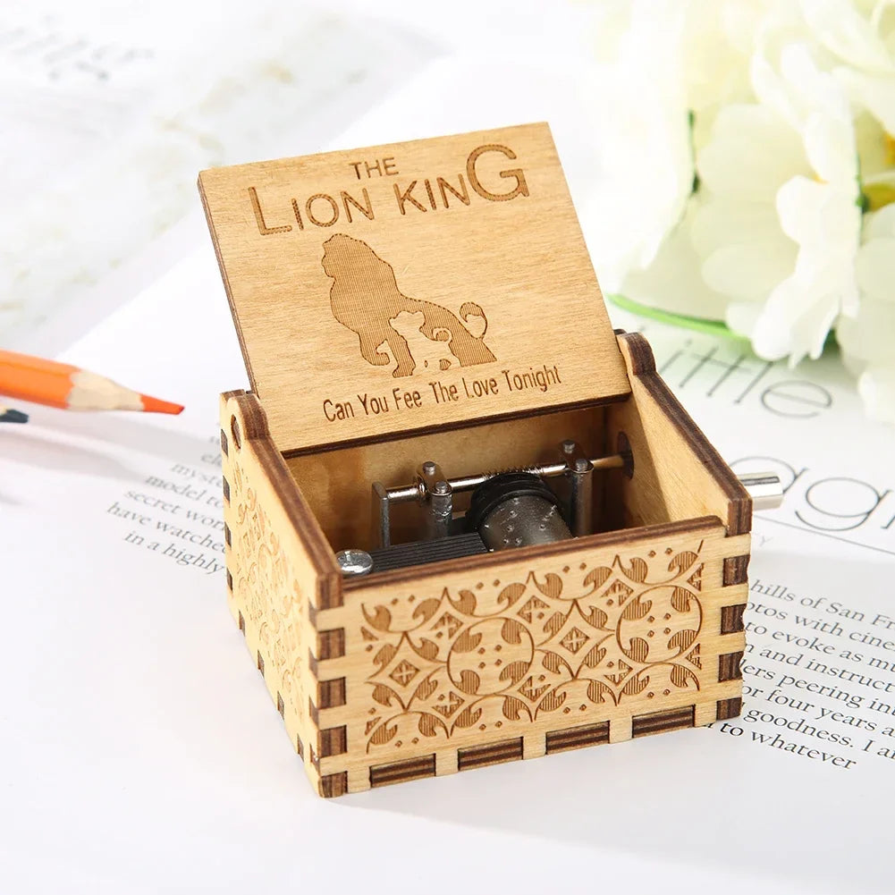 Antique Lion King By Music Box
