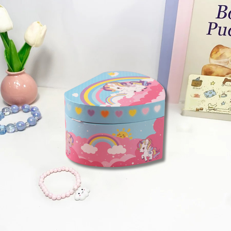 Unicorn Heart Box By Music Box