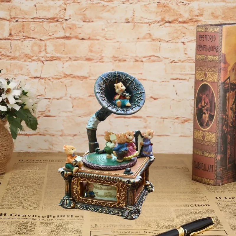 Nostalgic Gramophone Music Box By Music Box
