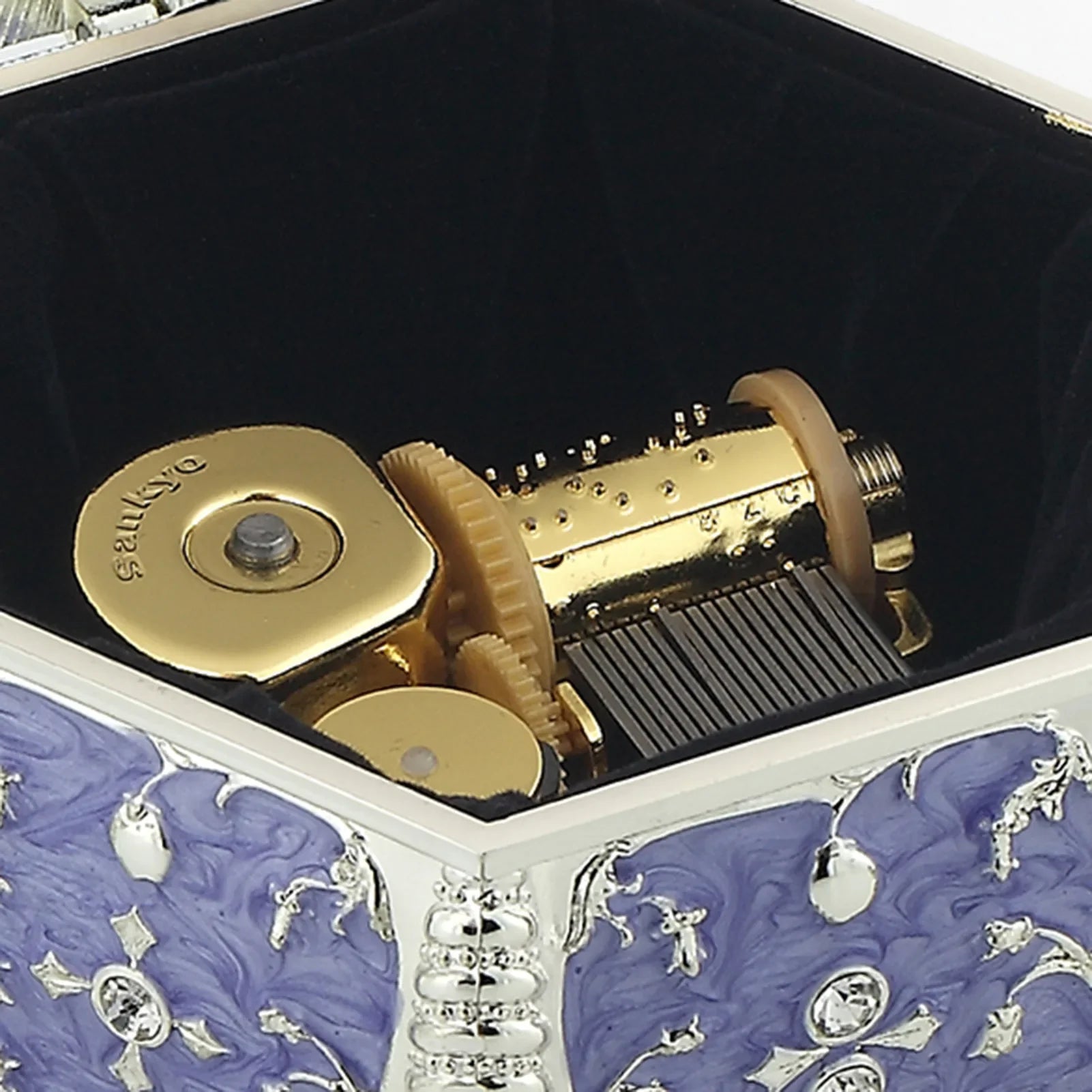 Anastasia Light Blue Box By Music Box
