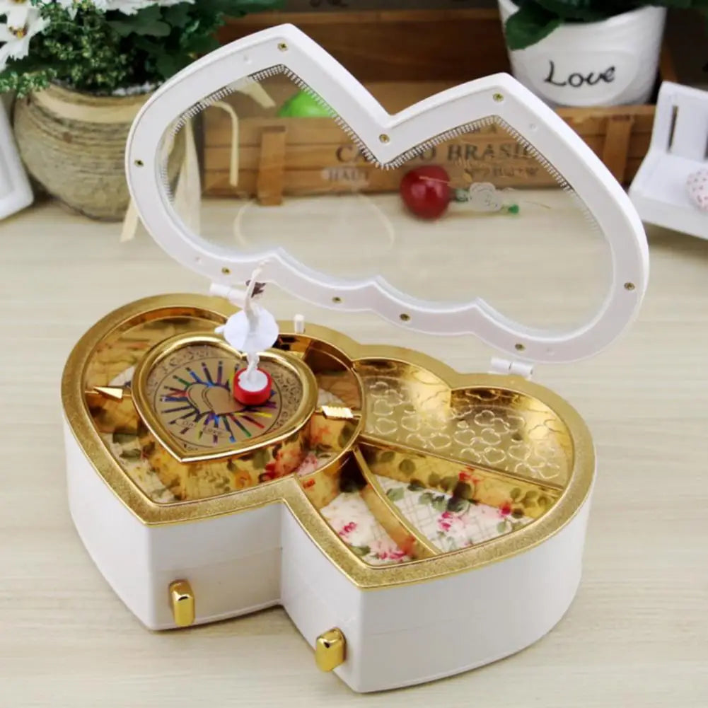 Heart Trinket Box By Music Box